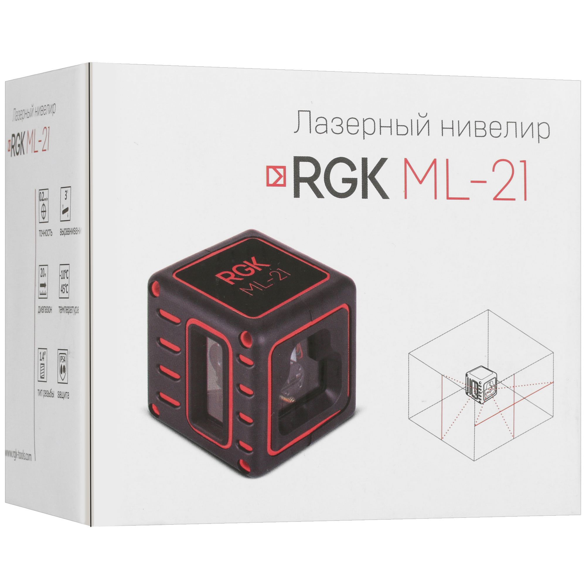 Лазерный нивелир RGK ML-21 1098775 STDN-0071791 - Вид №10