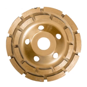 Чашка алмазная сегментная двухрядная D 230 мм зачистная Креост
