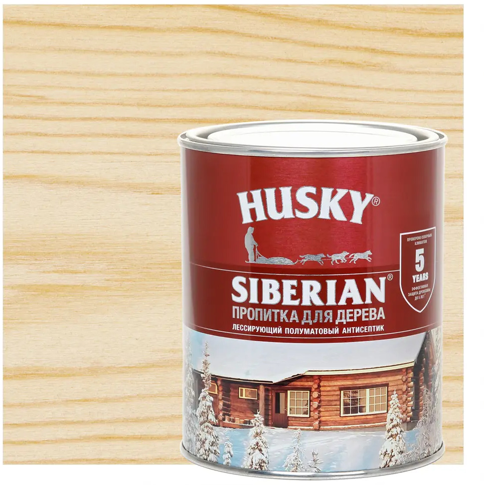 Husky Siberian - Декоративно-защитная пропитка для дерева 0,9 л 84392090