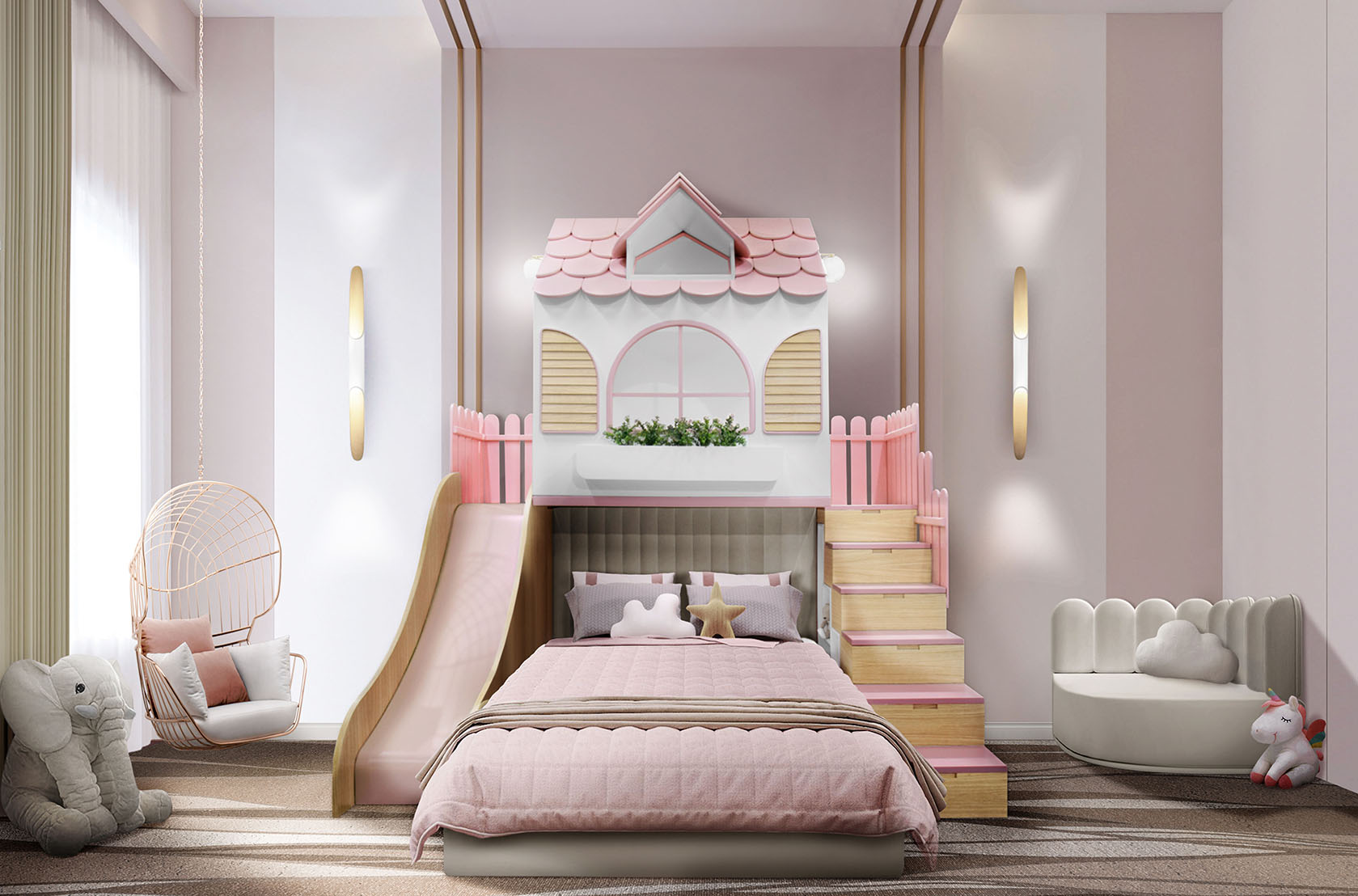 CIST528 Детское подвесное кресло Нодо Circu  - Вид №10