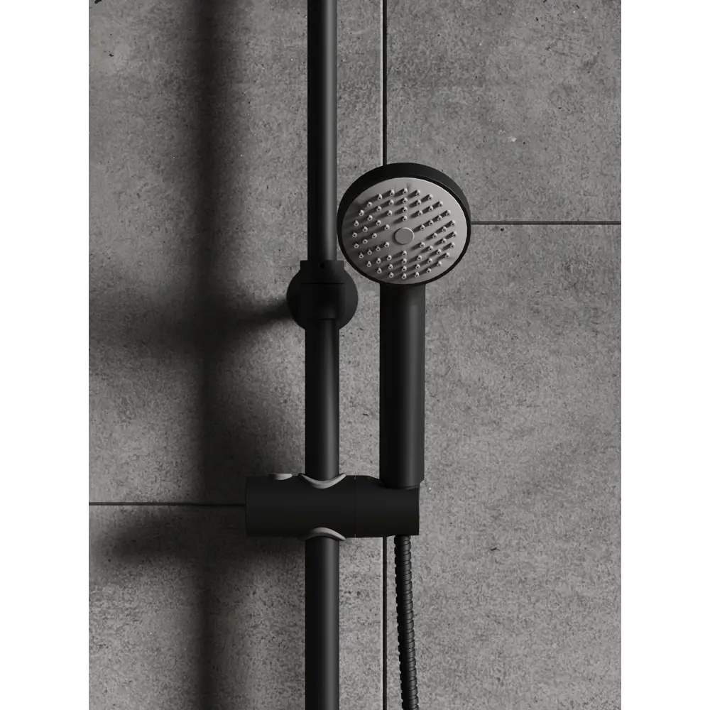 Душевая система Esko Marburg черная с 3 режимами распыления 89385949 STLM-1451884 - Вид №4