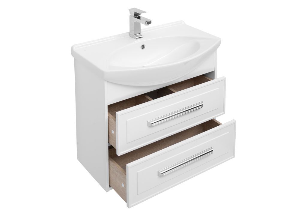 Тумба с раковиной Aquanet Остин 75 белый 0020391700175447 - Вид №3