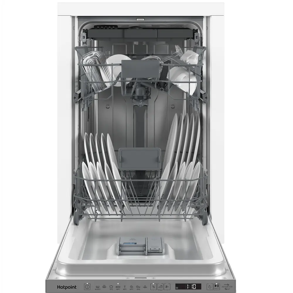 Встраиваемая посудомоечная машина Hotpoint HIS 2D86 W 45 см 6 программ цвет белый 89431672 STLM-2171816  - Вид №2