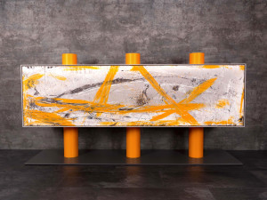 Шкаф из МДФ с откидными дверями