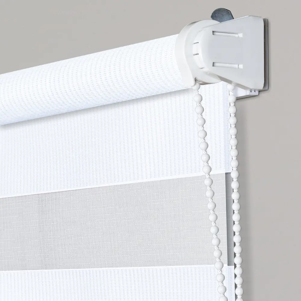 Рулонная штора день-ночь MIAMOZA Петер 100×160 см белая 89411342 STLM-1575154 - Вид №2