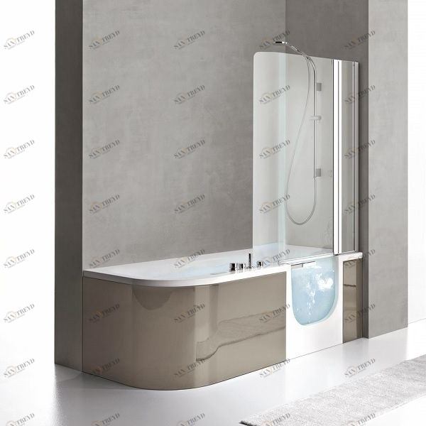 Ванна с душевой кабиной FOR ALL BOX 180 см 3FLA1D5C Gruppo Geromin