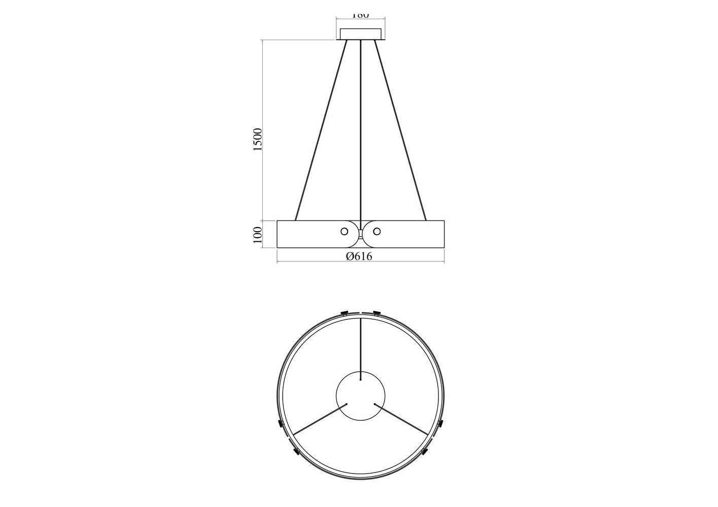 Светодиодный подвесной светильник Maytoni Interstellar ARCH-00085916 - Вид №7