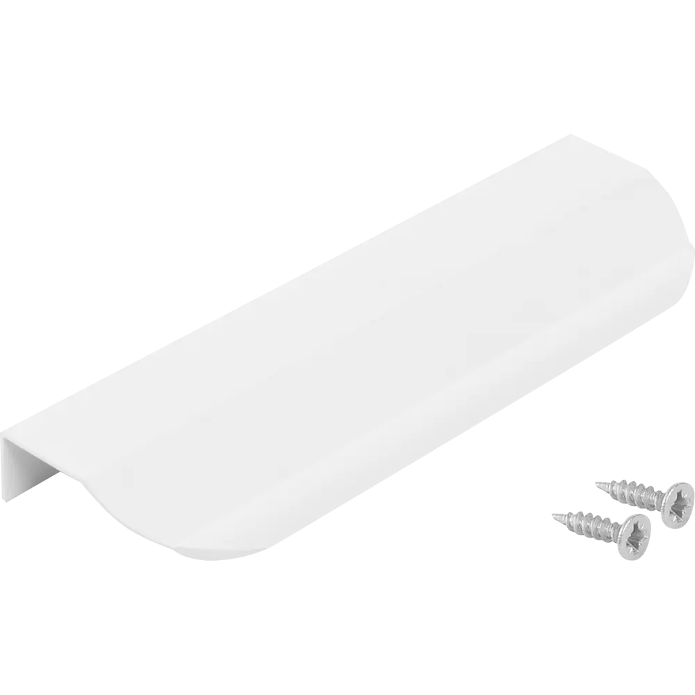 Мебельная ручка-профиль белый 156 мм Jet STLM-2137409 - Вид №1