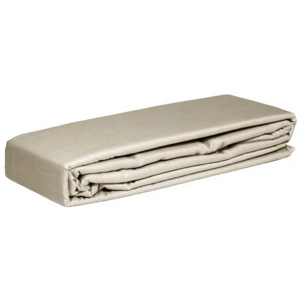 Простыня Cottonika Гамма А 200x200x20 см бязь на резинке капучино STLM-2137796 - Вид №1