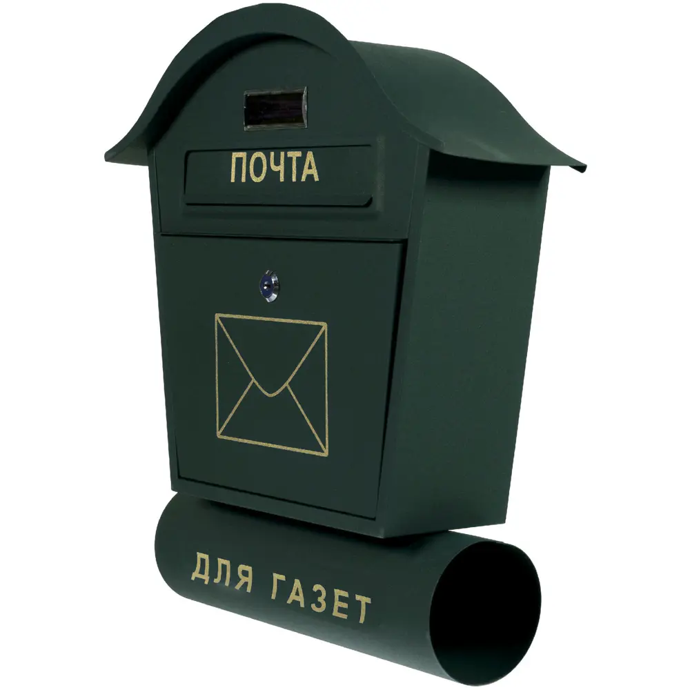 Ящик почтовый Standers YX-M001-GN, стальной, цвет зелёный 15081106 STLM-2009760 