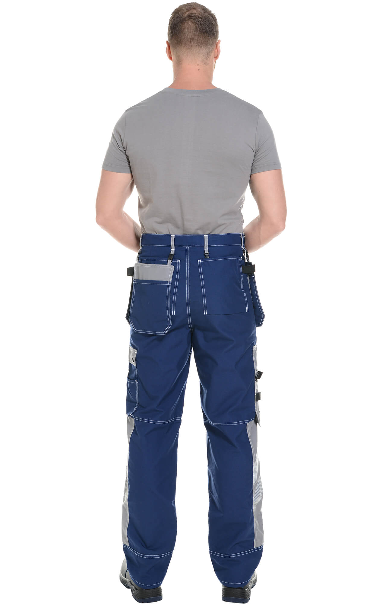68832 Костюм "Прогресс" темно-синий с серым  Летняя спецодежда  размер 44-46/170-176  - Вид №23