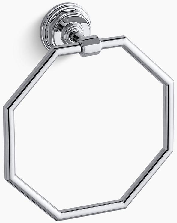KOHLER Кольцо для полотенца Pinstripe K-13112-CP 