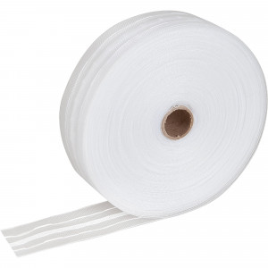 83164912 Лента шторная «Классика» органза 40 мм цвет прозрачный