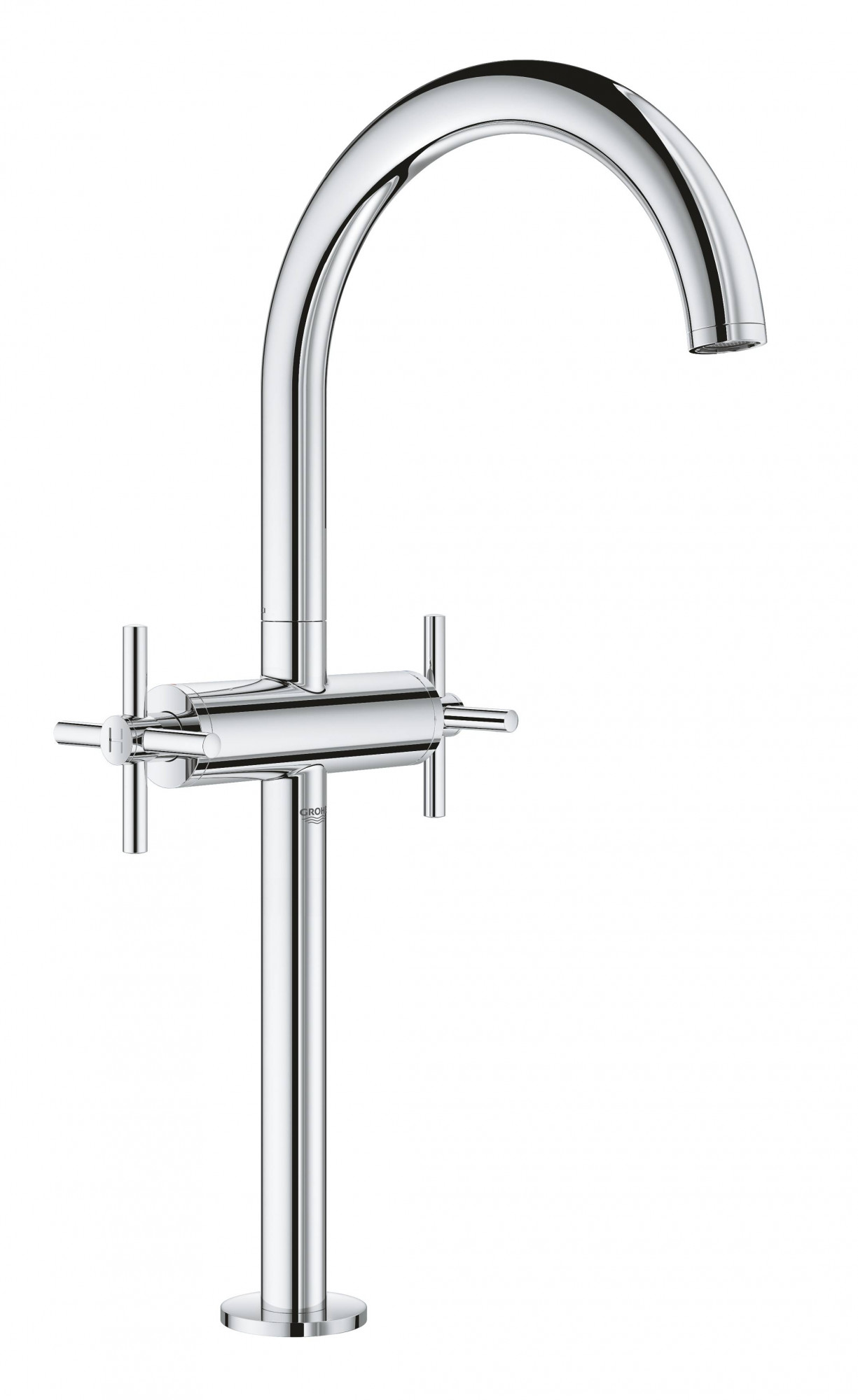 Смеситель GROHE Atrio New двухвентильный для раковины на 1 отверстие, хром (21044003)