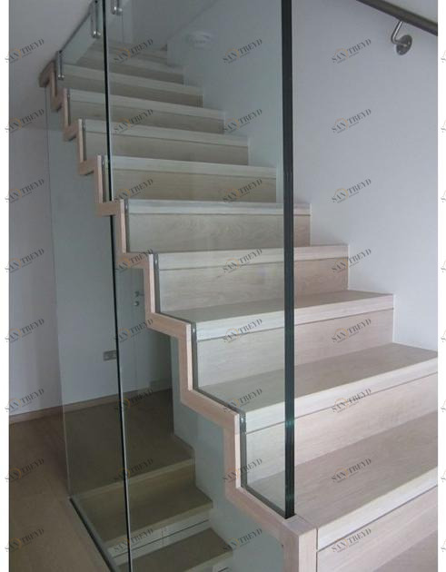 Siller Treppen Прямая деревянная открытая лестница Zig-zag sun-id-1355283