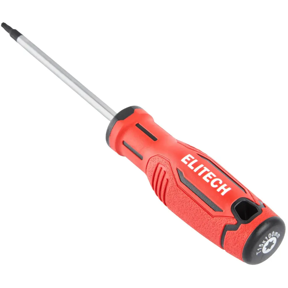 Отвертка Torx Elitech 211402 T15x100 мм с магнитным наконечником 89407141 STLM-1574443 - Вид №2