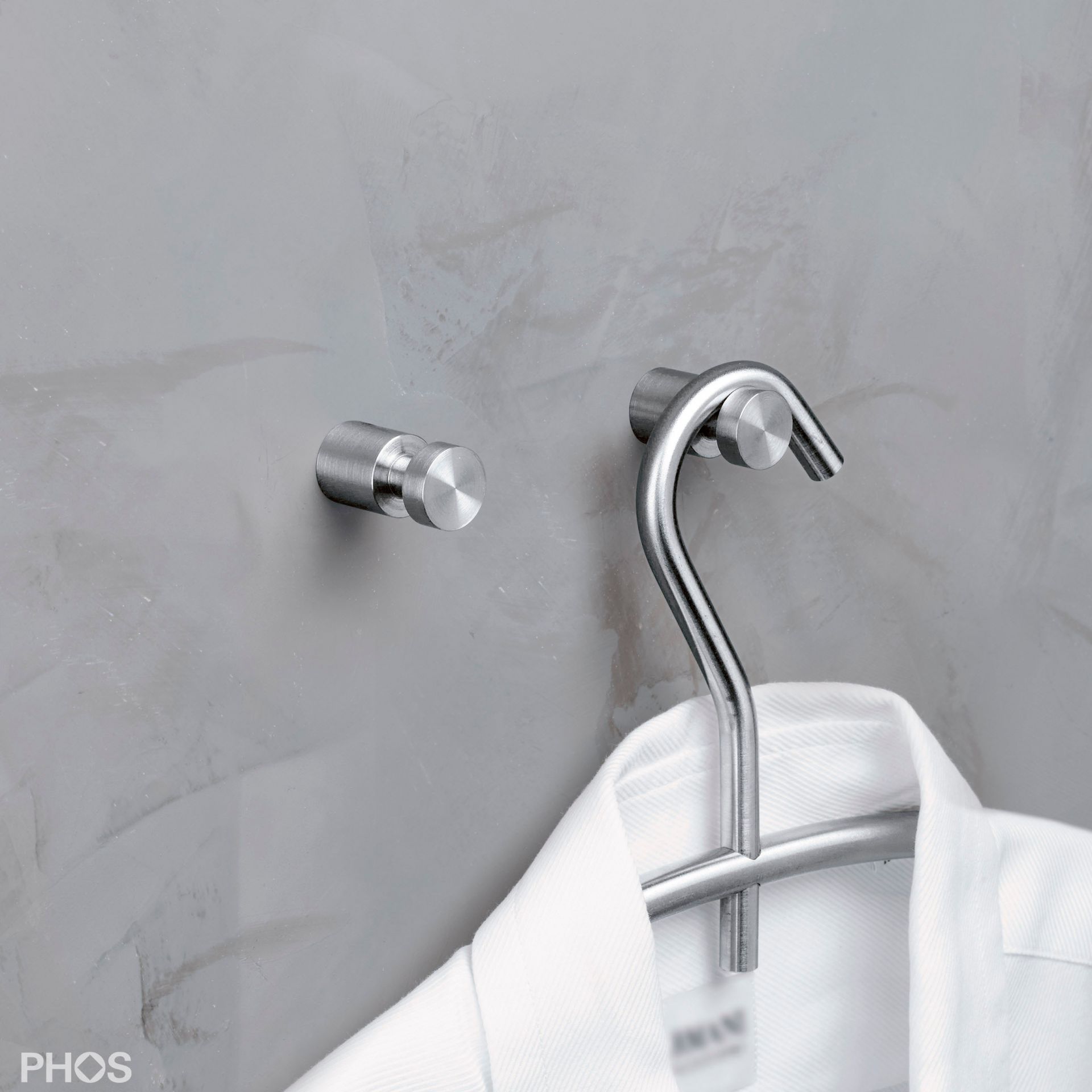 HN16-30 Настенный крючок, ø16 мм, длина 3 см. PHOS  - Вид №1