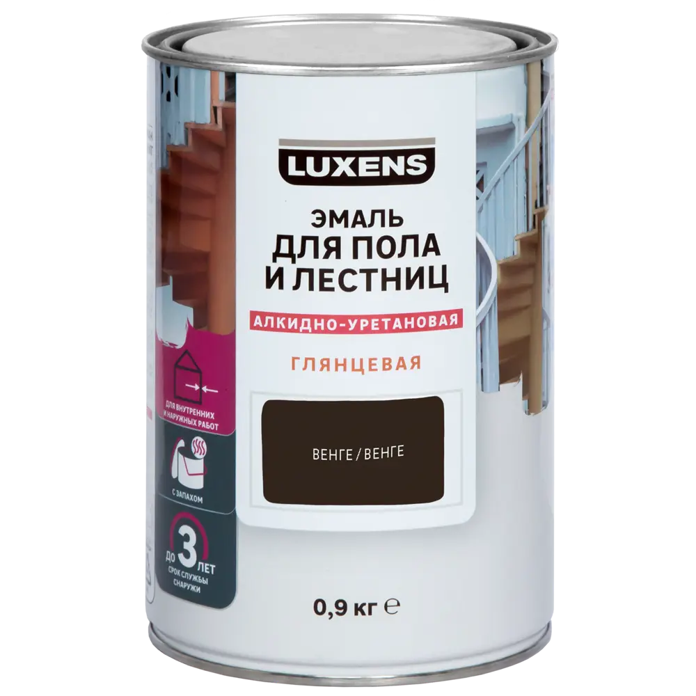 LUXENS Эмаль для пола и лестниц - стойкое покрытие цвета венге 82852470 STLM-0037050 - Вид №1