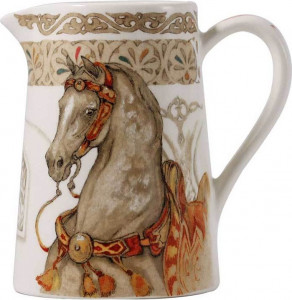 10552108 Gien Молочник Gien Лошади ветра 260мл, фаянс Фаянс