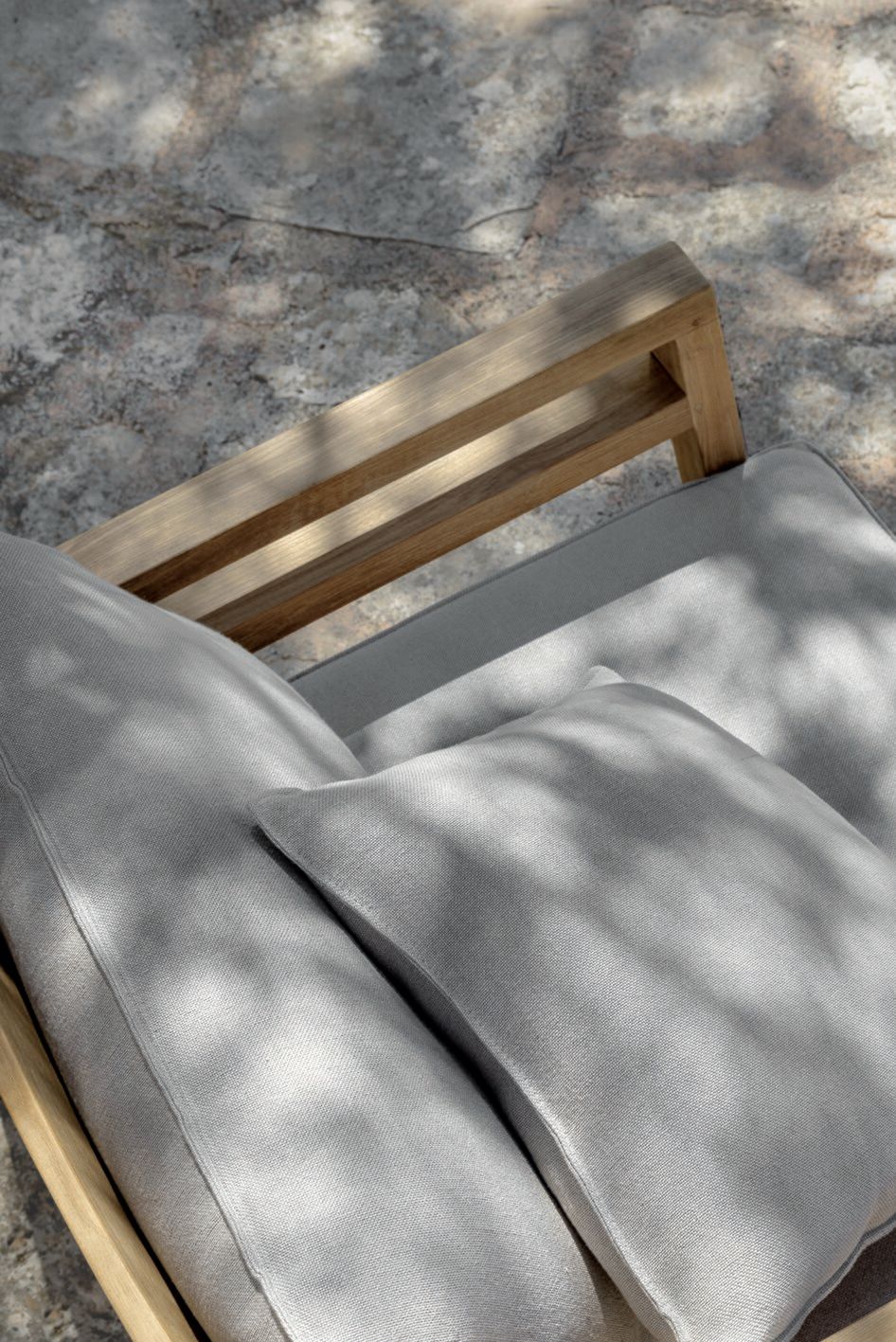 Садовое кресло из тикового дерева с подлокотниками Ethimo Costes ARCH-00118321 - Вид №14