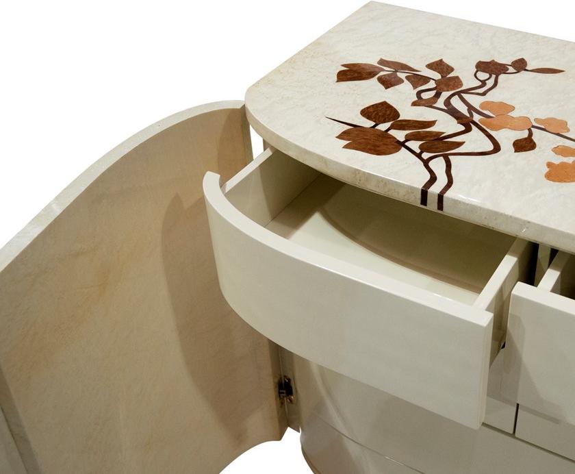 KOKET Прикроватная тумбочка округлая с ящиками sun-id-1386761 - Вид №3