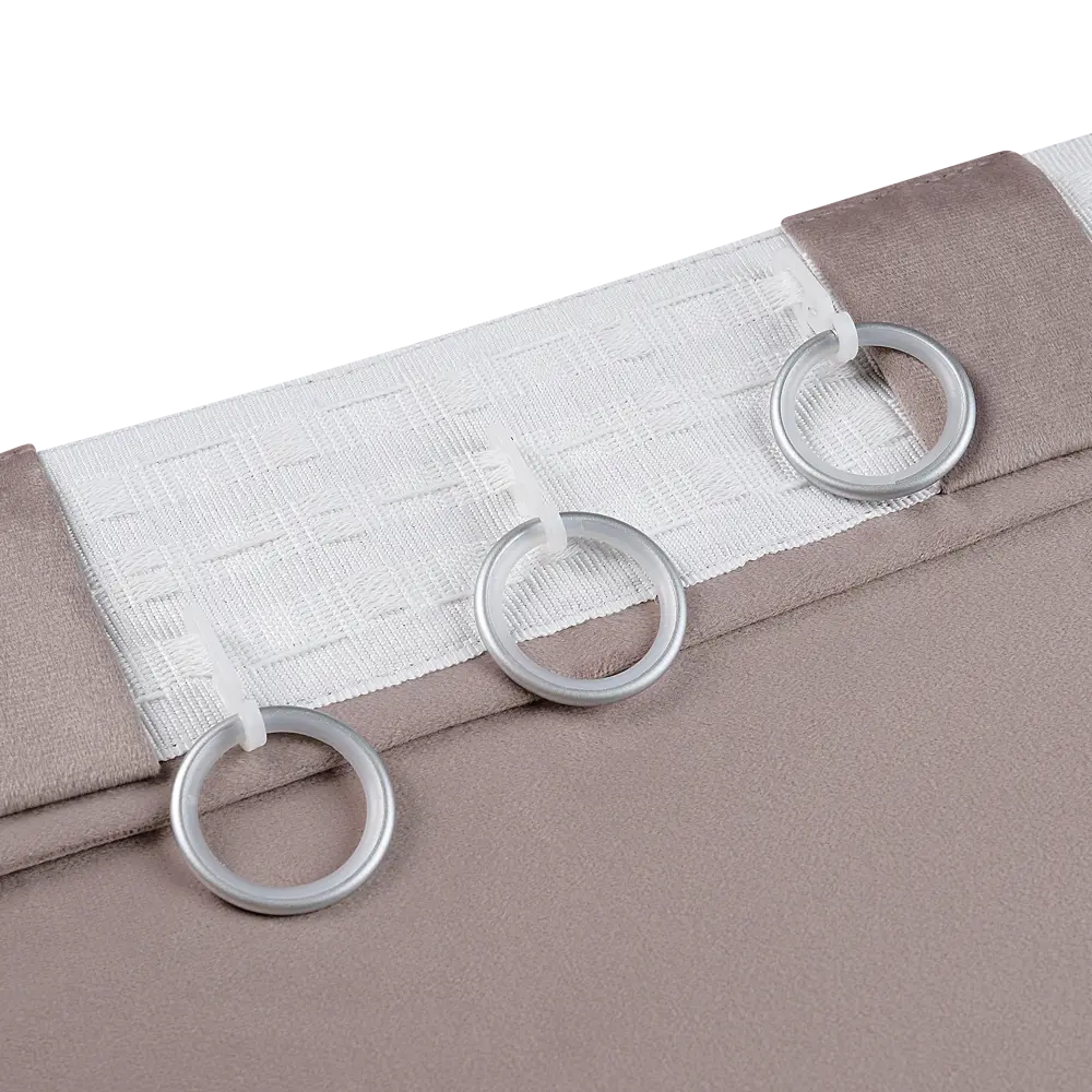 KREAFORTA Annalise - штора блэкаут с лентой и скрытыми петлями 200x280 см серо-сиреневая 89405479 STLM-1581184 - Вид №5