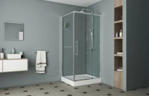 Душевое ограждение (без поддона) LINE BS090.2116A bravat