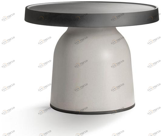 TOOU Низкий круглый столик Thick top To-1830/to-1833