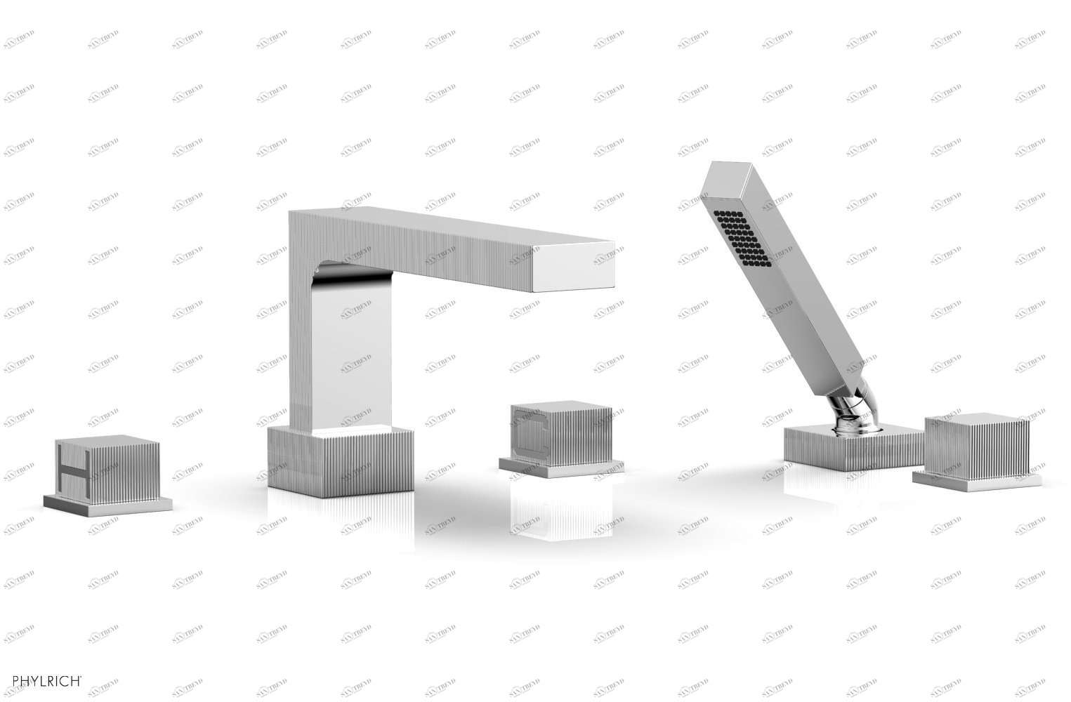 Смеситель для ванны STRIA Phylrich  291-51-026 Хромированный 