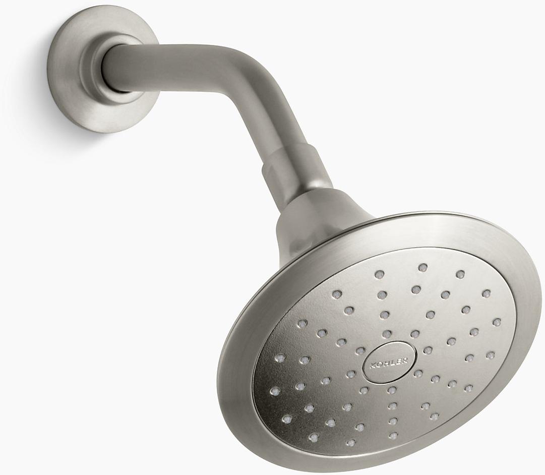 KOHLER Однофункциональная насадка для душа Forté 1,75 галлона в минуту с технологией всасывания воздуха Katalyst K-10327-G-BN 