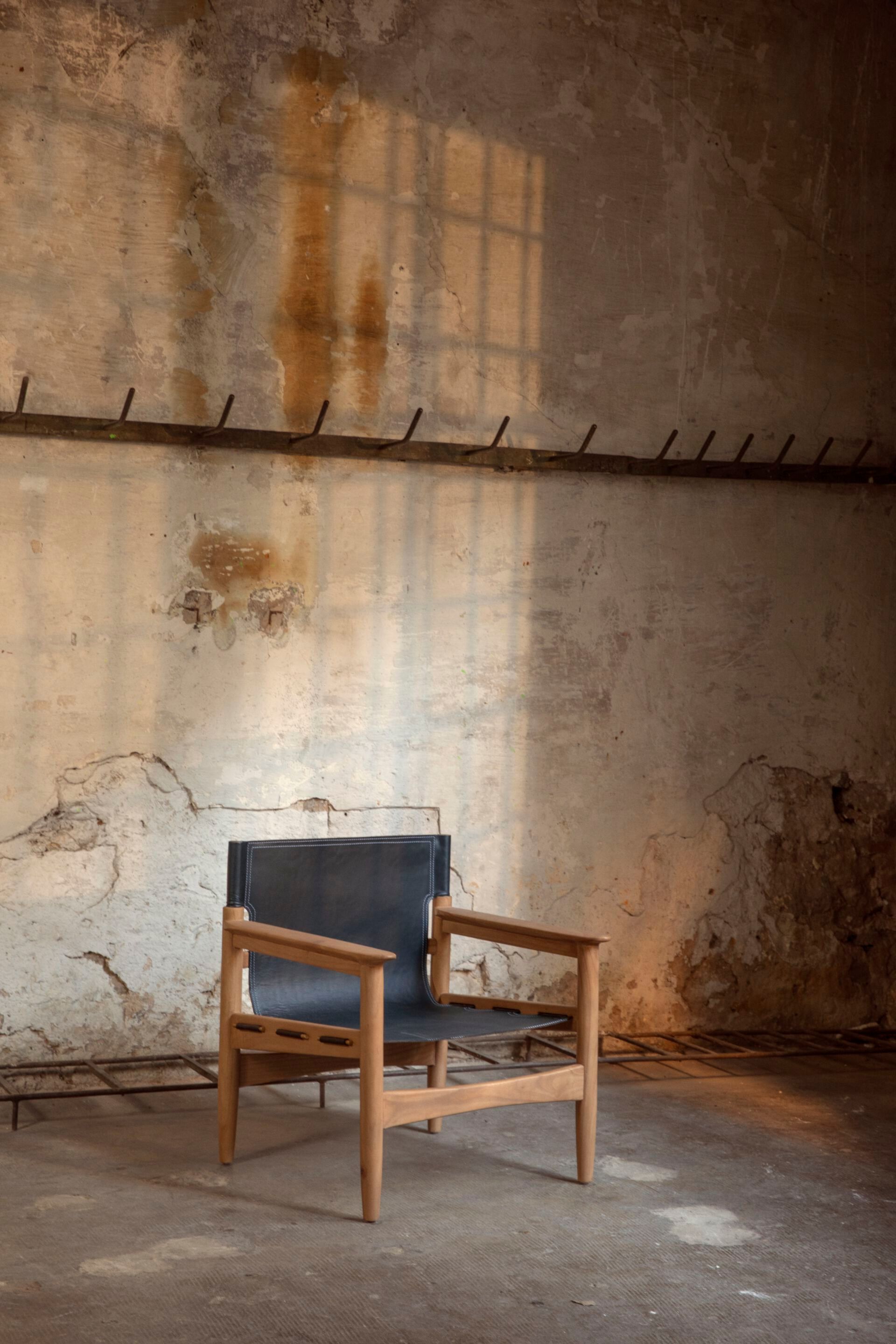 Кожаное кресло с подлокотниками Pilma ZANZIBAR ARCH-00087166 - Вид №4