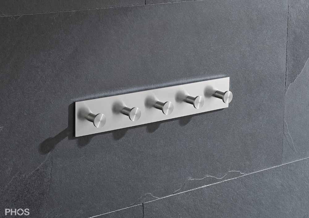 HL5H12S-B Полотенцесушитель с крючками на 5 стержней PHOS  - Вид №2