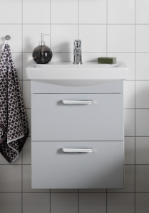 1751450 Life 600 M Шкаф Для Умывальника И Коробка Переднего Освещения Gr ... Hafa Серый