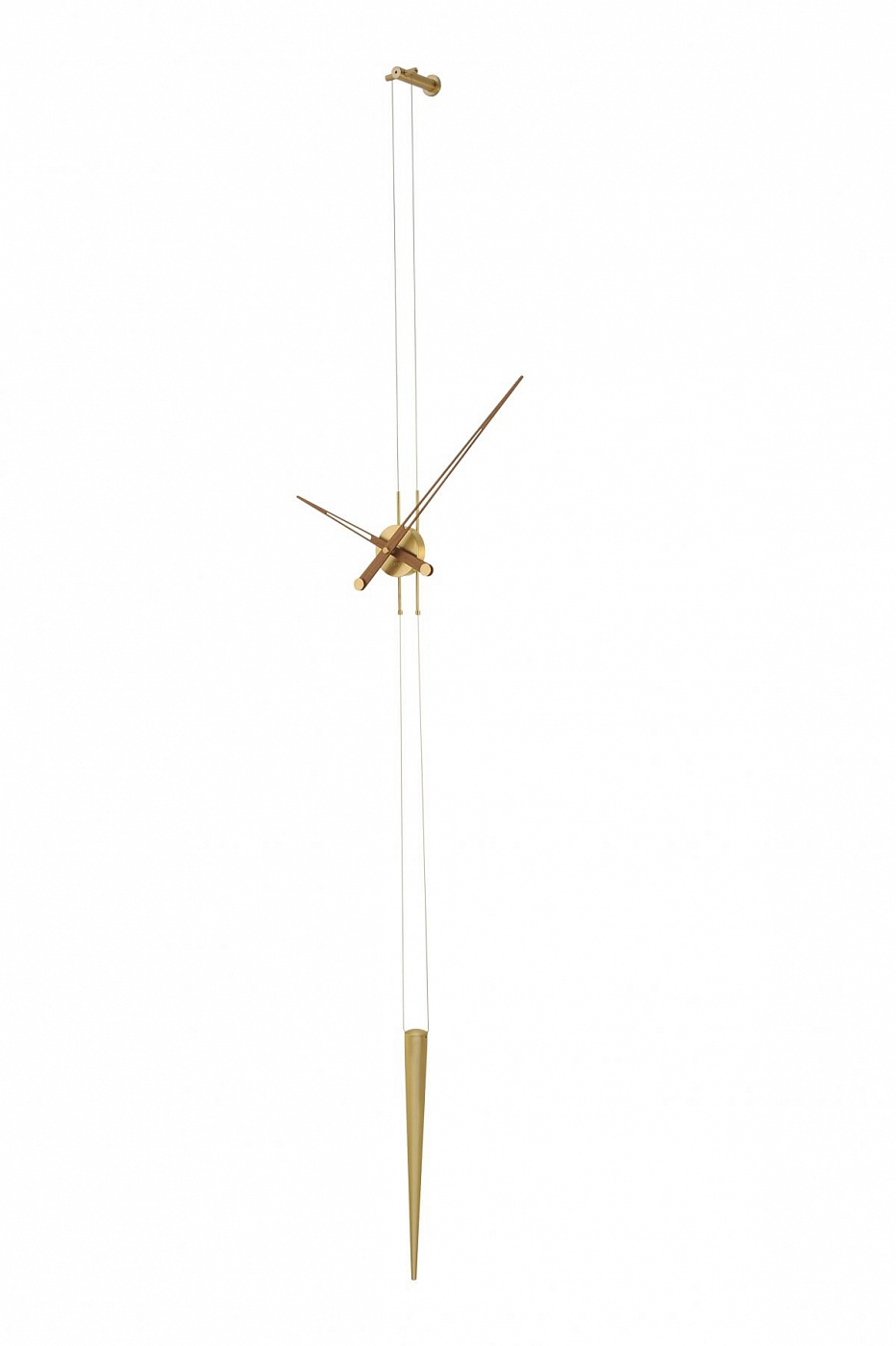 072333 Настенные часы G латунь-орех Nomon Pendulo 