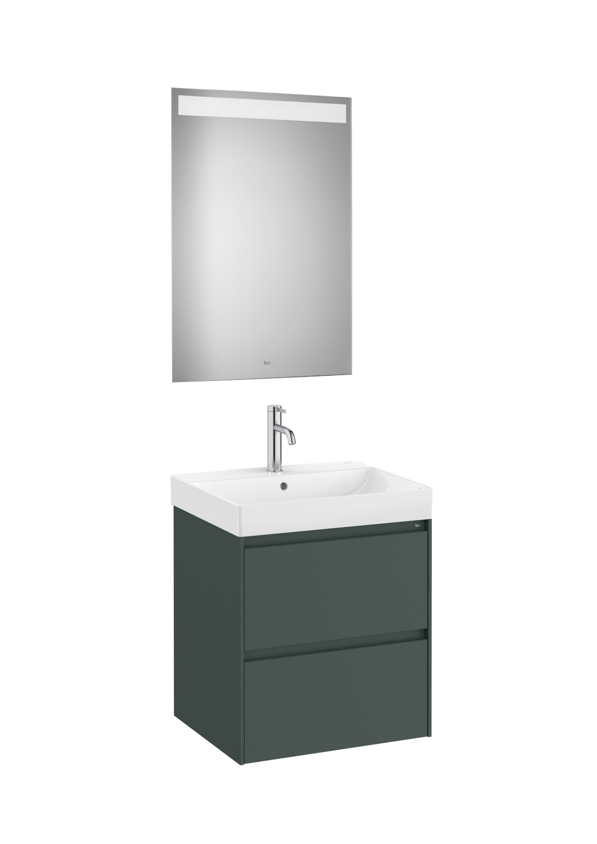 Деревянный одиночный умывальник с зеркалом Roca UNIK A8516 / A8517 ARCH-00015558 - Вид №13