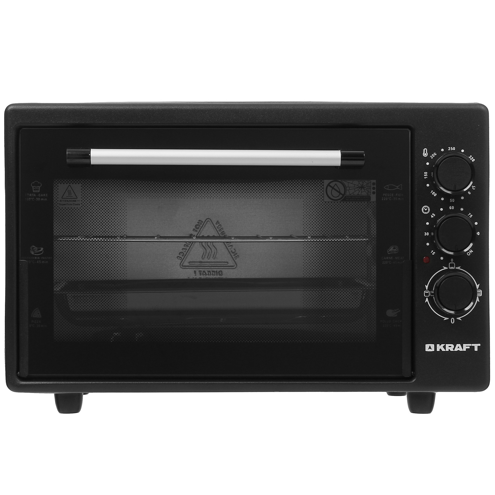 5333038 Мини-печь Kraft KF-MO 3200 BL черный STDN-0016522