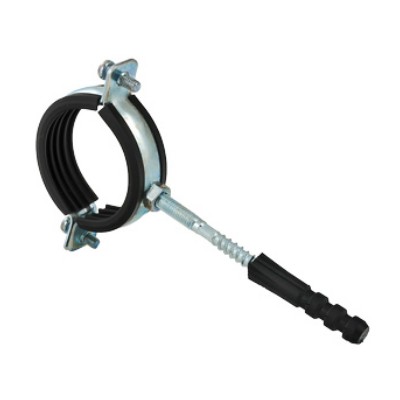 RUS.833.09 Кронштейн для труб стальной с резиновым уплотнением Valtec 2", 59–65 мм 