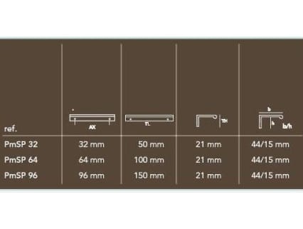 Железная мебельная ручка Dauby Pure® ARCH-00082204 - Вид №4