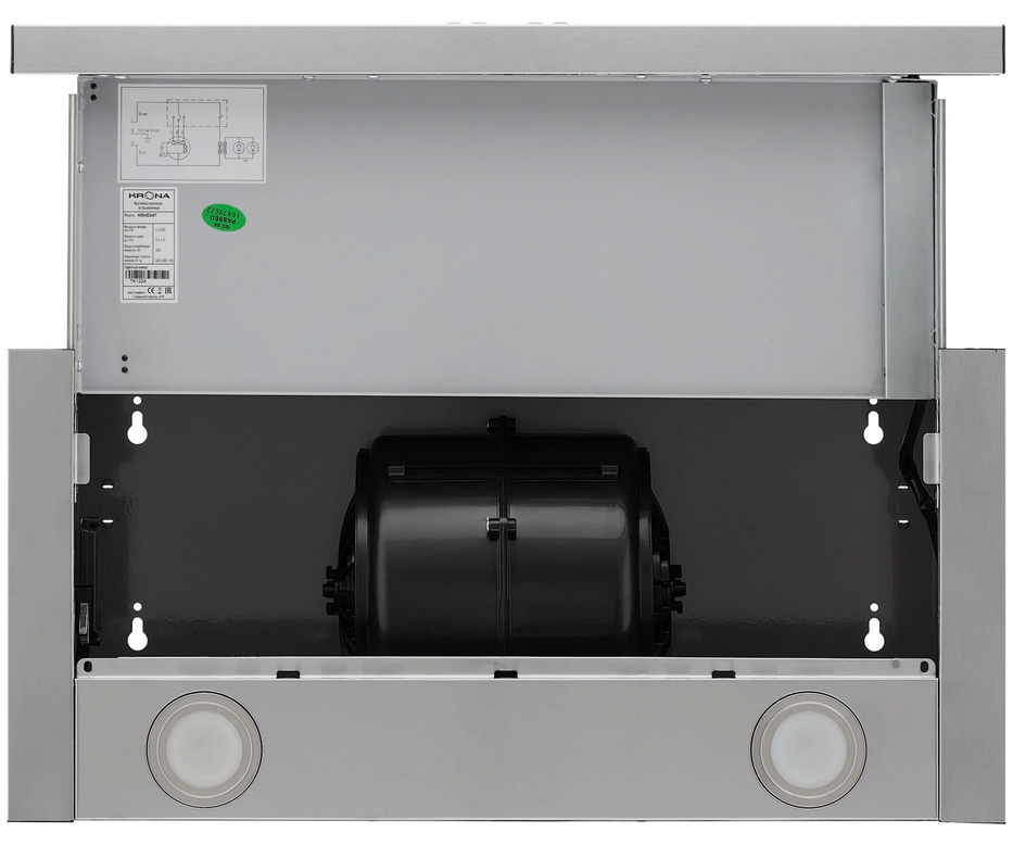 9229093 Вытяжка телескопическая KRONA KAMILLA T POWER 600 Inox серебристый/серебристый KRONA1 STDN-0123368 - Вид №6