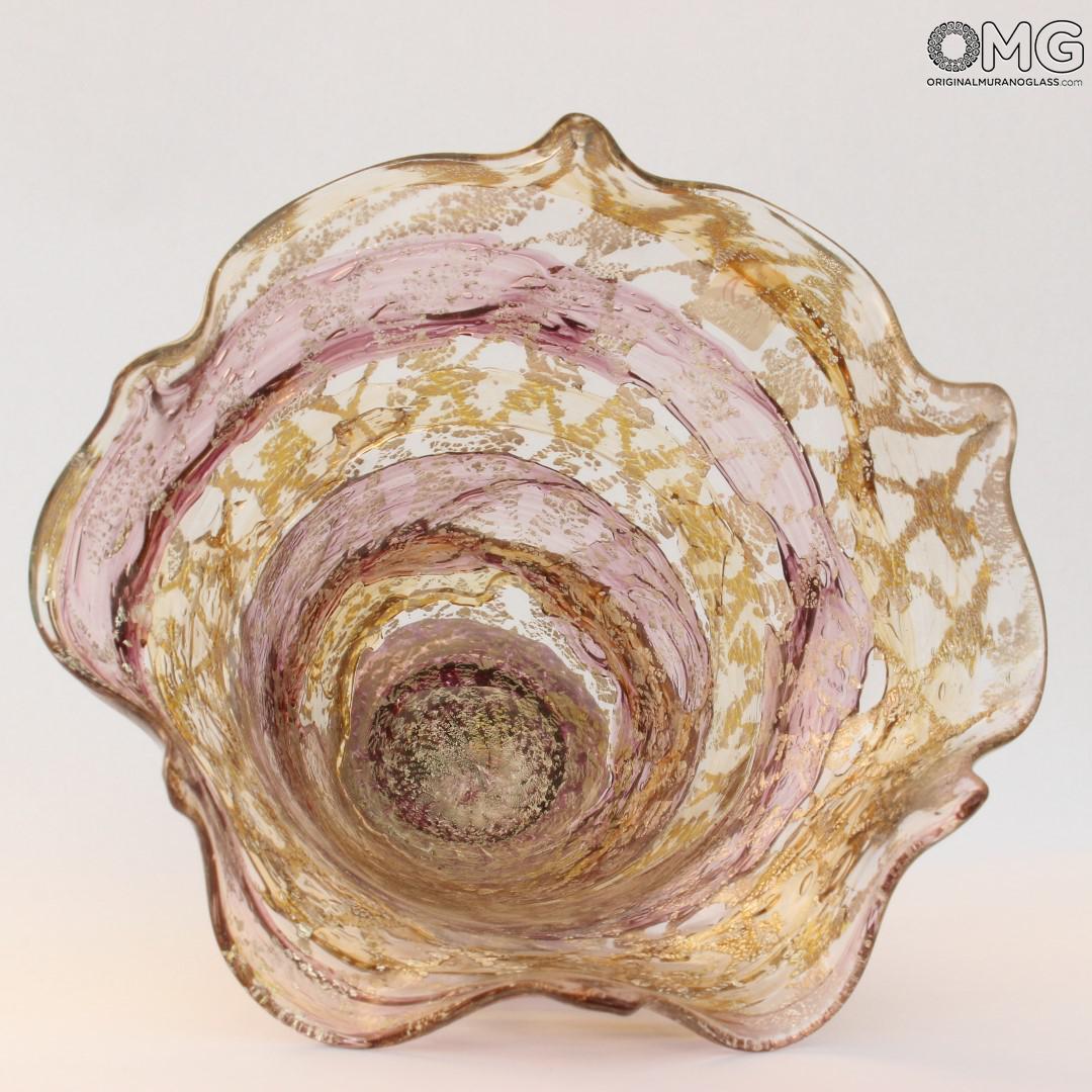 2387 ORIGINALMURANOGLASS Чаша Виола из муранского стекла 40 см  - Вид №1
