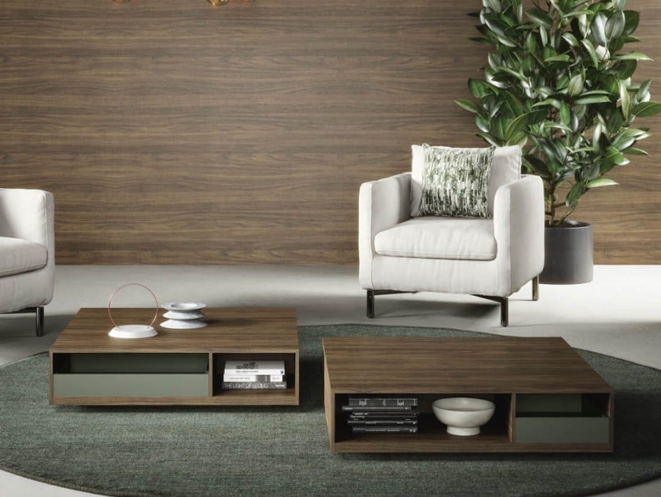 Металлический низкий круглый журнальный столик с подносом Novamobili ARCH-00063759 - Вид №5