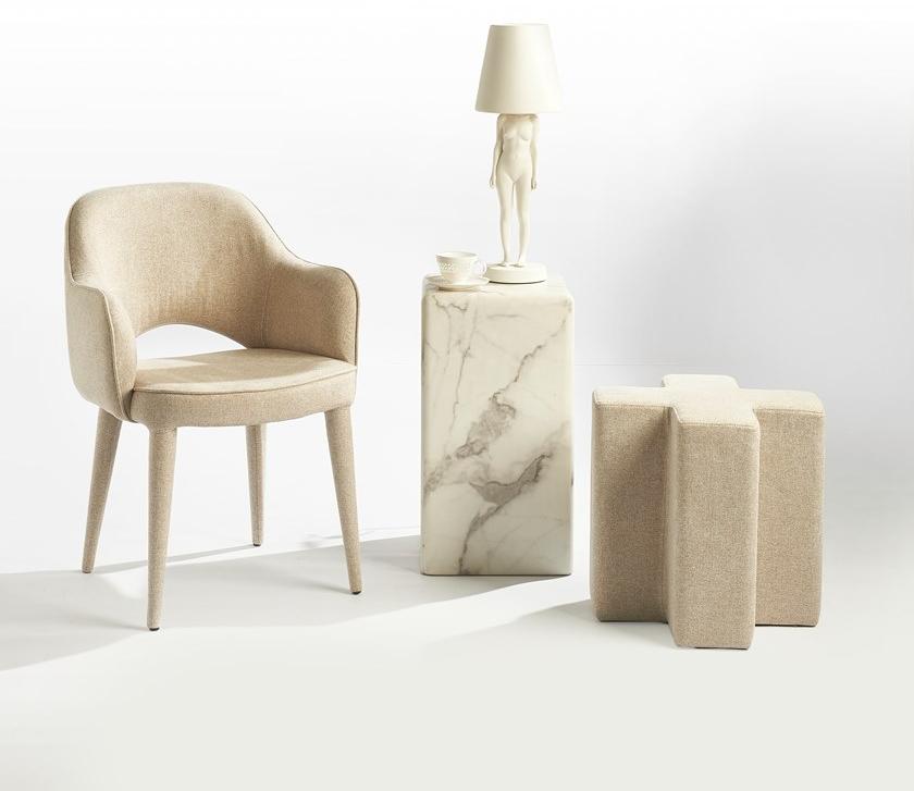 Pols Potten Низкий табурет с тканевой обивкой sun-id-1385385 - Вид №5