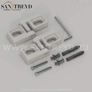 FI034 Комплект винтов для напольных унитазов и биде см Globo ACCESSORIES Италия