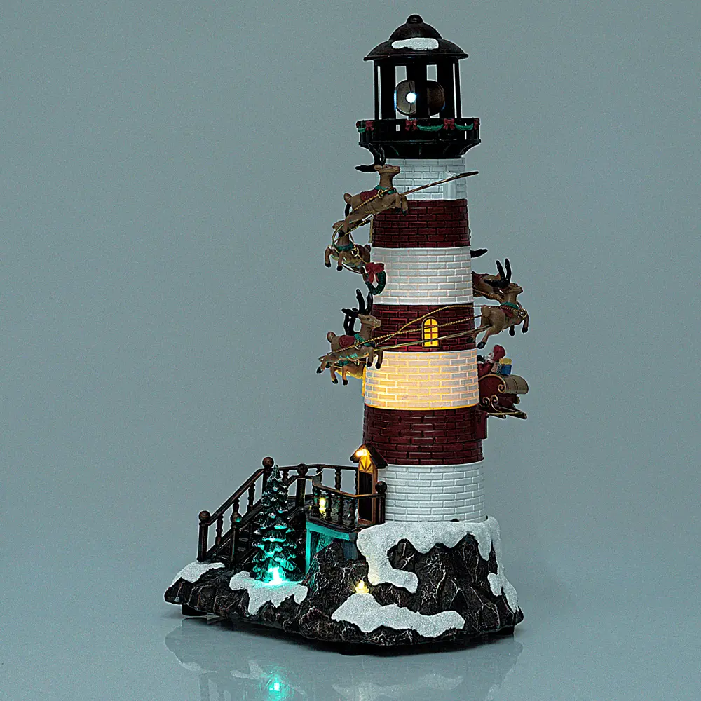 89368026 Новогодняя композиция светящаяся Маяк STLM-1546596 Santreyd  - Вид №2