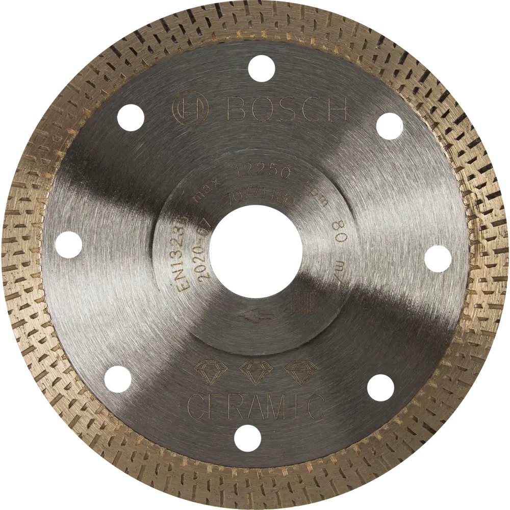 Диск алмазный по керамике Bosch Best for Hard Ceramic 2608615077 турбо 125x22.2x1.4 мм 82388334 STLM-2130473 BOSCH PROFESSIONAL  - Вид №1