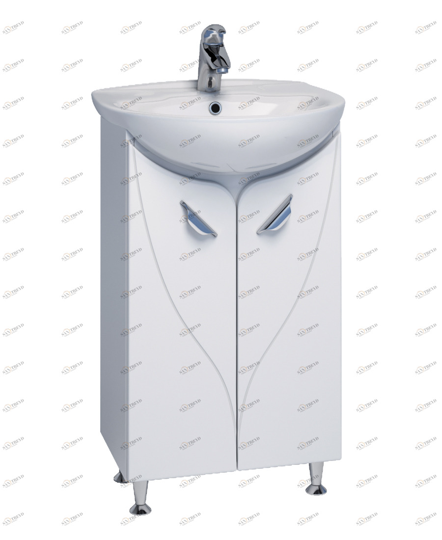 Тумба Faina 500 (Ладога)510⨉430⨉820 мм белый Santreyd sun-id-665355