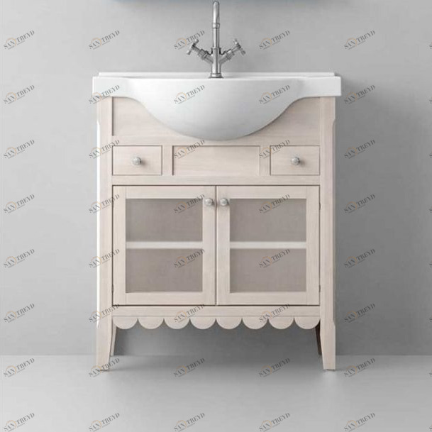 Avila Dos Тумба напольная "Волны" с раковиной ETNA 75 Color 83 COUNTRY ETNA COUNTRY 01044180120362N83