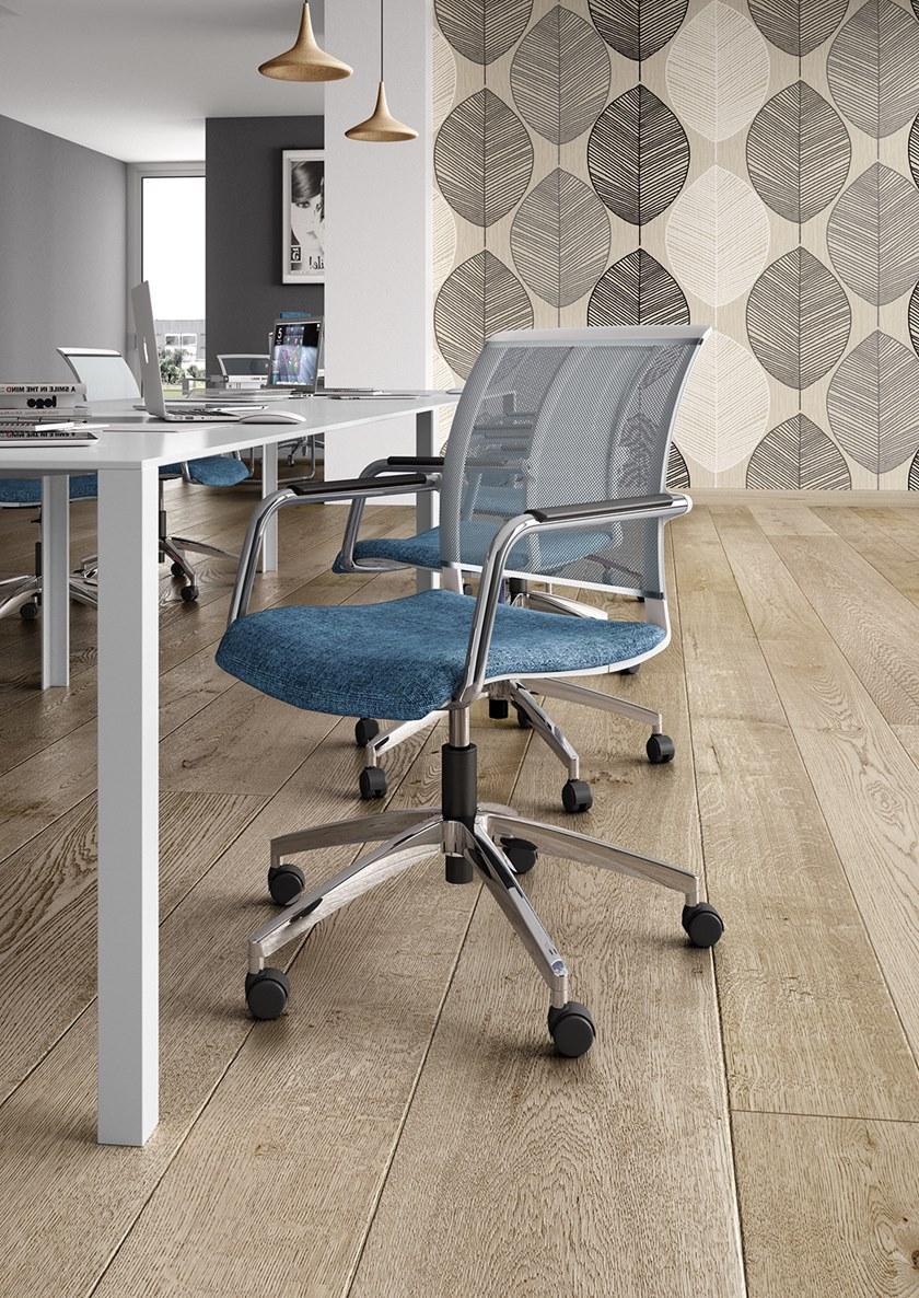 Leyform Поворотный офисный стул из ткани с подлокотниками Cometa sun-id-1486304 - Вид №7