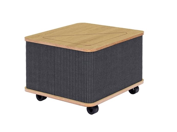 Низкий журнальный столик из войлока с колесами Askia THE CATCHER ARCH-00150503 - Вид №9