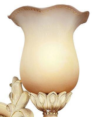 Бра со стеклянным плафоном бежевое "Бевис" 37283.02.30.01 LUMIEN HALL ФЛОРИСТИКА 00-3929709 Бежевый  - Вид №1